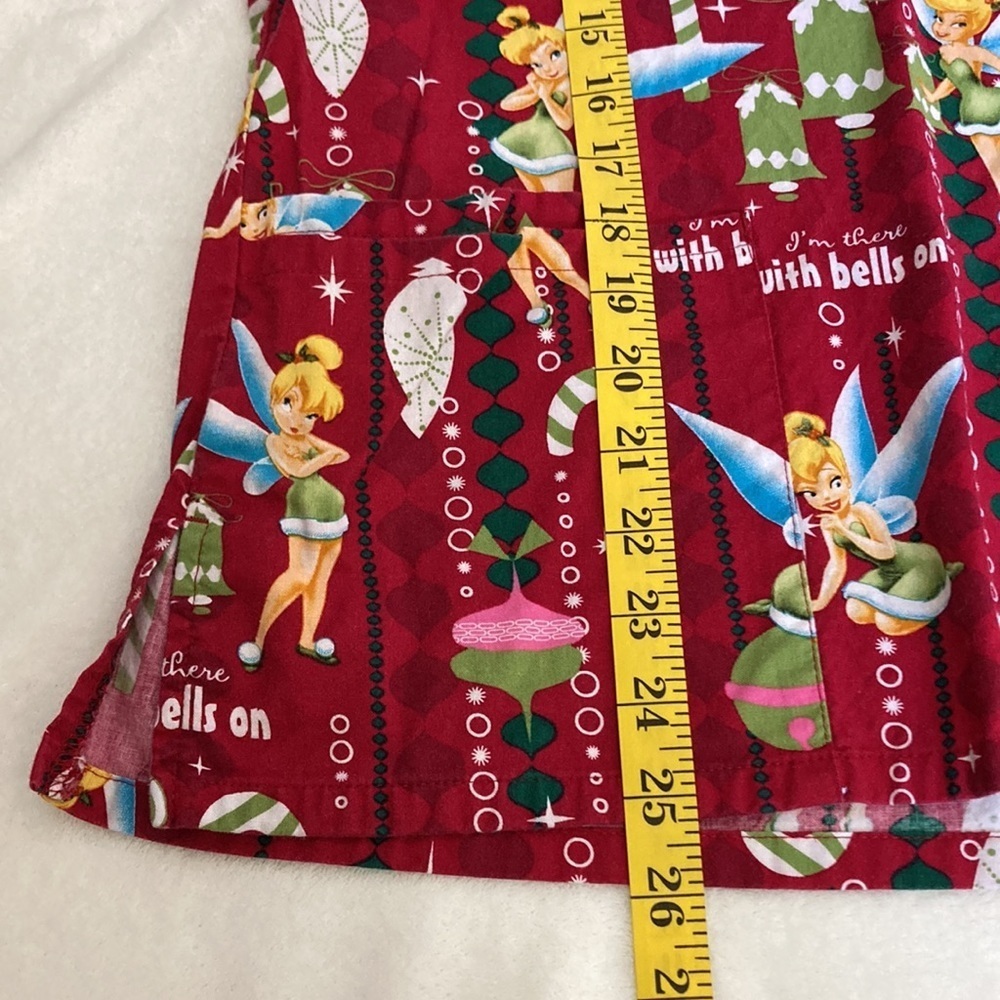 Disney Tinkerbell Women’s Scrub Top Size XS - Picture 5 of 6